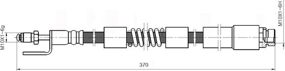 National NBH6063 - Flessibile del freno autozon.pro