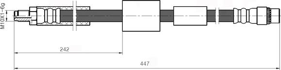 National NBH6002 - Flessibile del freno autozon.pro