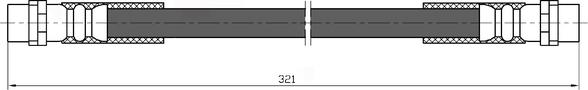 National NBH6018 - Flessibile del freno autozon.pro