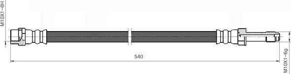 National NBH6086 - Flessibile del freno autozon.pro