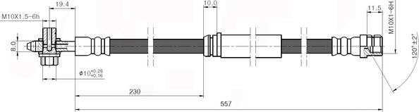 National NBH6080 - Flessibile del freno autozon.pro