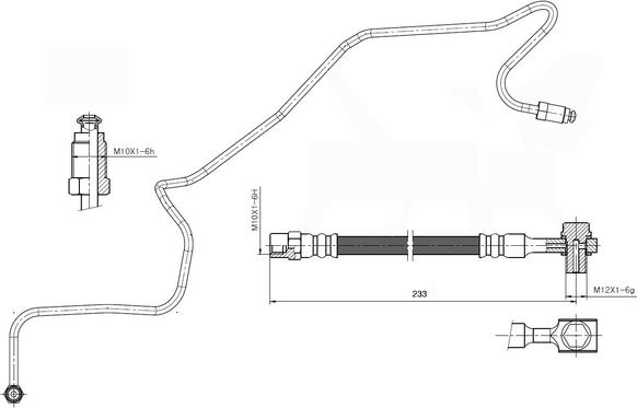 National NBH6082 - Flessibile del freno autozon.pro