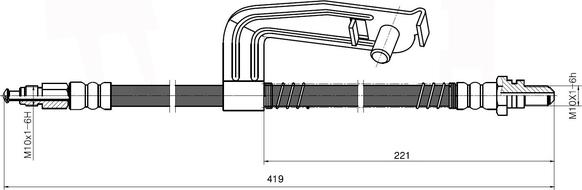 National NBH6026 - Flessibile del freno autozon.pro