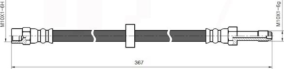 National NBH6020 - Flessibile del freno autozon.pro