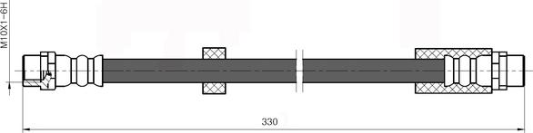 National NBH6079 - Flessibile del freno autozon.pro