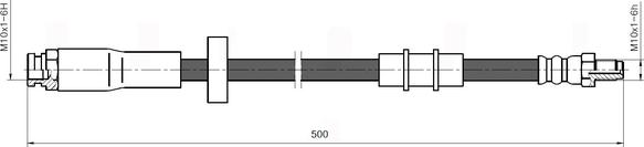 NATIONAL NBH6075 - Flessibile del freno autozon.pro