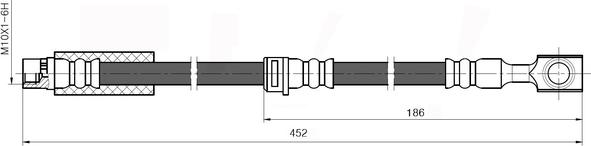 National NBH6078 - Flessibile del freno autozon.pro