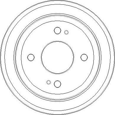 National NDR024 - Tamburo freno autozon.pro