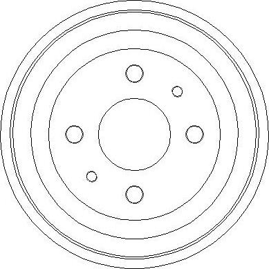 National NDR026 - Tamburo freno autozon.pro