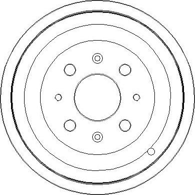 National NDR342 - Tamburo freno autozon.pro