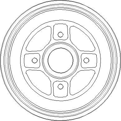 National NDR335 - Tamburo freno autozon.pro