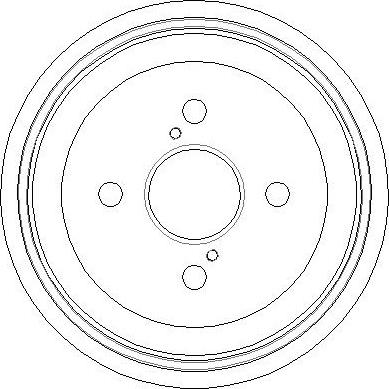 National NDR321 - Tamburo freno autozon.pro