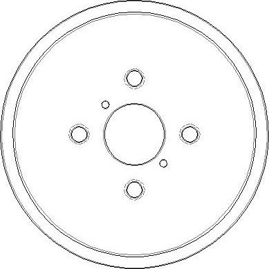 National NDR374 - Tamburo freno autozon.pro