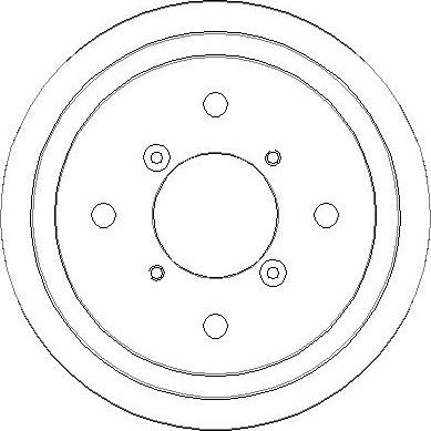 National NDR254 - Tamburo freno autozon.pro