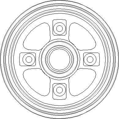National NDR255 - Tamburo freno autozon.pro
