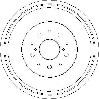 National NDR257 - Tamburo freno autozon.pro