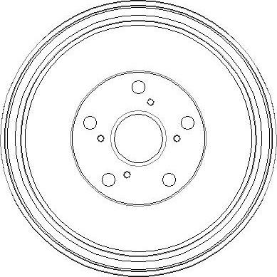 National NDR206 - Tamburo freno autozon.pro