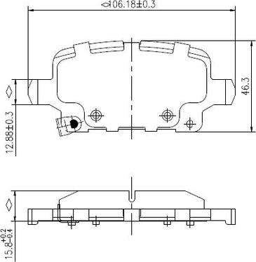 National NP2998 - Kit pastiglie freno, Freno a disco autozon.pro