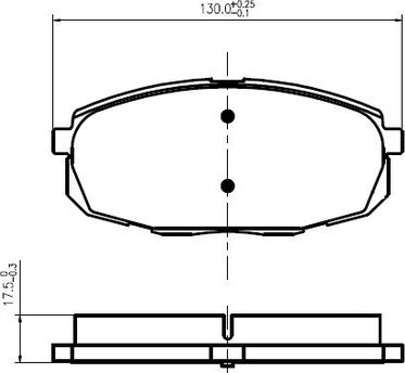 ATE 605515 - Kit pastiglie freno, Freno a disco autozon.pro