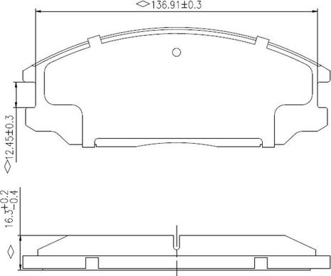 National NP2980 - Kit pastiglie freno, Freno a disco autozon.pro