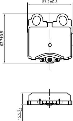 National NP2987 - Kit pastiglie freno, Freno a disco autozon.pro