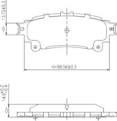 National NP2979 - Kit pastiglie freno, Freno a disco autozon.pro