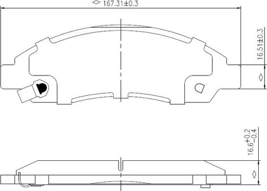 National NP2978 - Kit pastiglie freno, Freno a disco autozon.pro