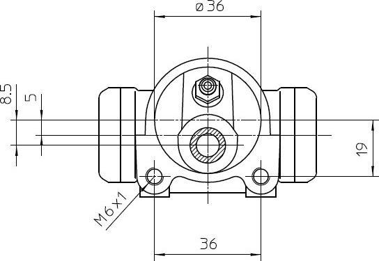 National NWC5063 - Cilindretto freno autozon.pro