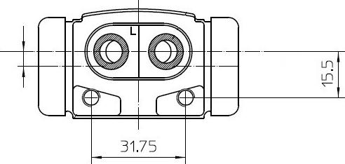 National NWC5005 - Cilindretto freno autozon.pro