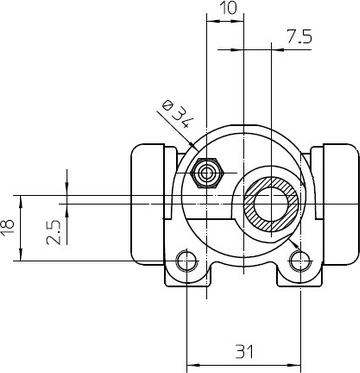 National NWC5018 - Cilindretto freno autozon.pro