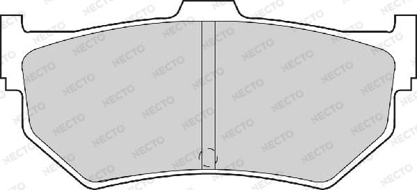 Necto FD900A - Kit pastiglie freno, Freno a disco autozon.pro