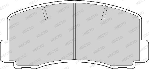 Necto FD901A - Kit pastiglie freno, Freno a disco autozon.pro