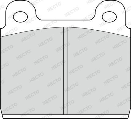 Necto FD497V - Kit pastiglie freno, Freno a disco autozon.pro