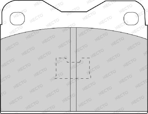 Necto FD446A - Kit pastiglie freno, Freno a disco autozon.pro