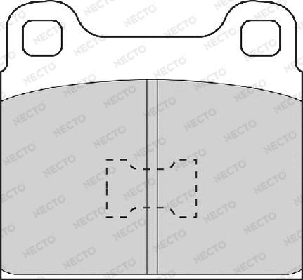 Necto FD451A - Kit pastiglie freno, Freno a disco autozon.pro