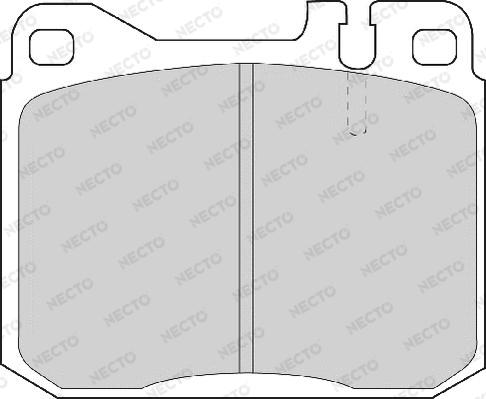 Necto FD4093A - Kit pastiglie freno, Freno a disco autozon.pro