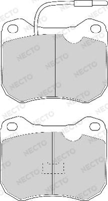 Necto FD4018A - Kit pastiglie freno, Freno a disco autozon.pro