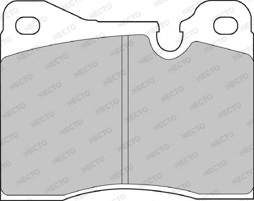 Necto FD4034A - Kit pastiglie freno, Freno a disco autozon.pro