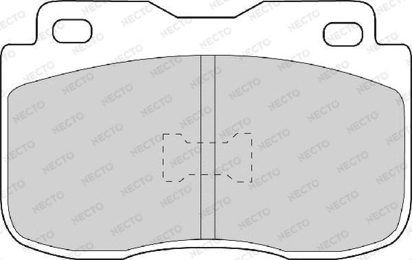 Necto FD4167A - Kit pastiglie freno, Freno a disco autozon.pro