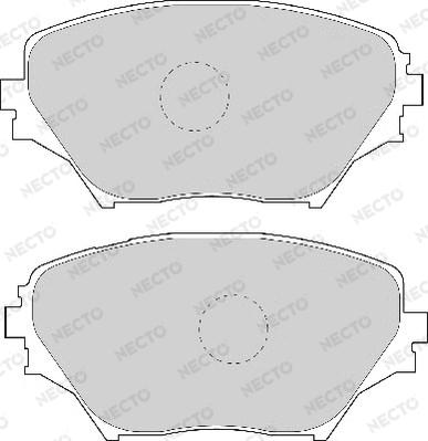 Necto FD6999A - Kit pastiglie freno, Freno a disco autozon.pro