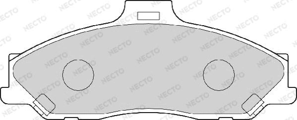 Necto FD6991A - Kit pastiglie freno, Freno a disco autozon.pro