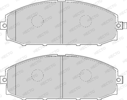 Necto FD6998A - Kit pastiglie freno, Freno a disco autozon.pro