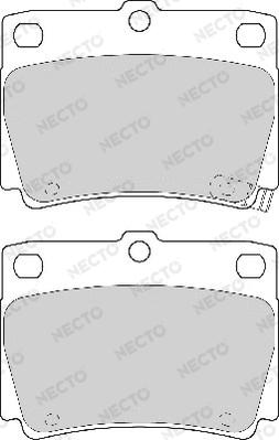 Necto FD6993A - Kit pastiglie freno, Freno a disco autozon.pro