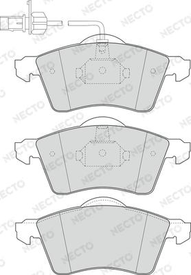 Necto FD6946V - Kit pastiglie freno, Freno a disco autozon.pro