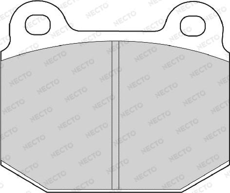 Necto FD6969A - Kit pastiglie freno, Freno a disco autozon.pro