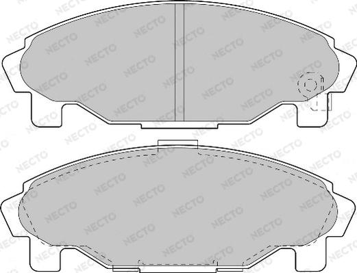 Necto FD6906A - Kit pastiglie freno, Freno a disco autozon.pro