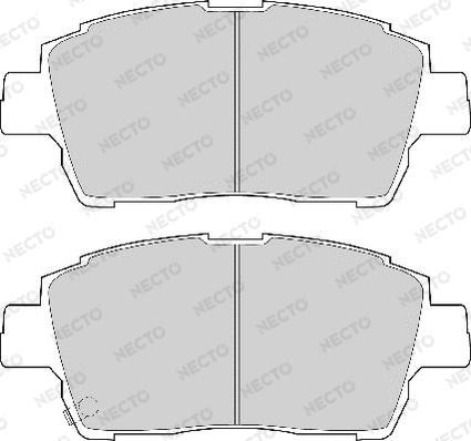 Necto FD6908A - Kit pastiglie freno, Freno a disco autozon.pro