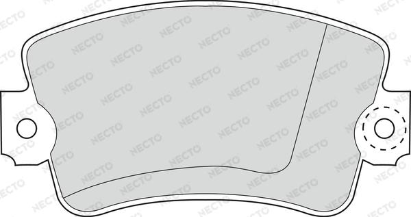 Necto FD690V - Kit pastiglie freno, Freno a disco autozon.pro