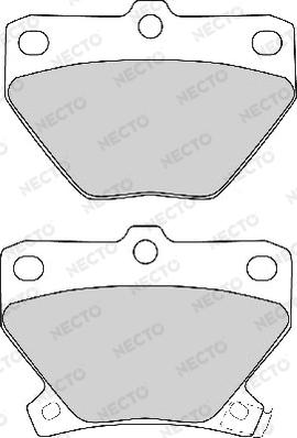 Necto FD6910A - Kit pastiglie freno, Freno a disco autozon.pro