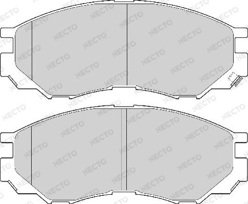 Necto FD6913A - Kit pastiglie freno, Freno a disco autozon.pro